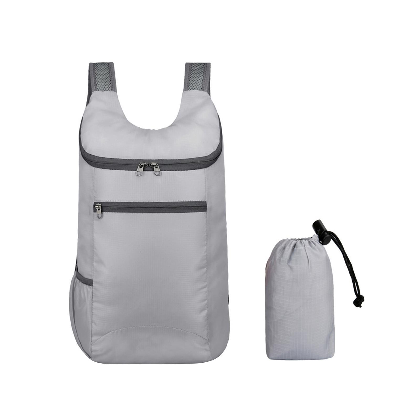 Outdoor Daypack Folding Shoulder Bag Rucksack for Walking Camping Trekking