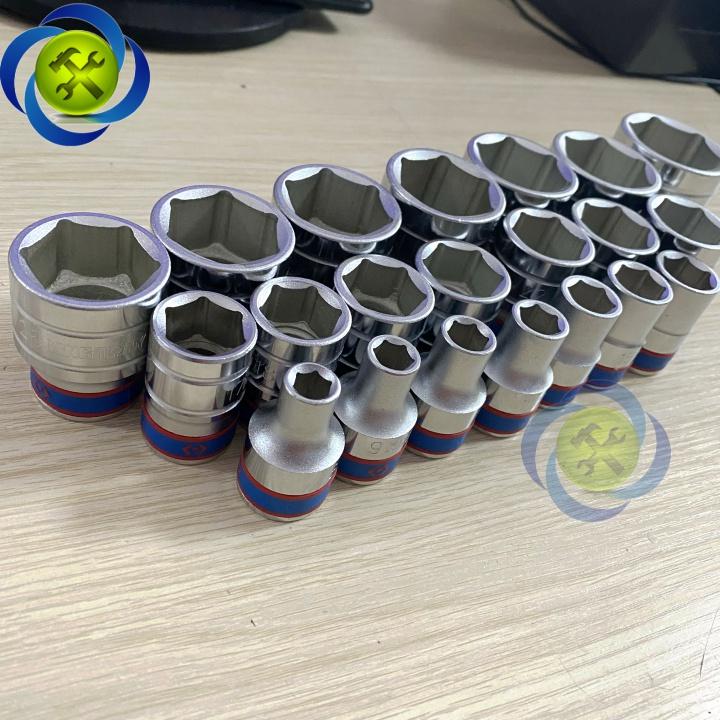 Tuýp 1/2 trắng ngắn KINGTONY 4335 6 cạnh TỪ 8-36mm
