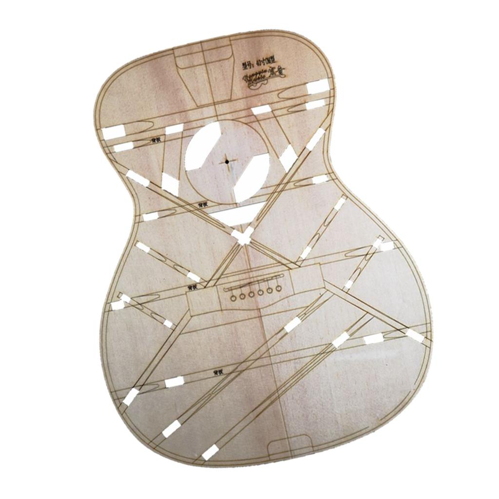 40inch Natural Wooden Guitar Body Template Model for Guitar DIY Supplies