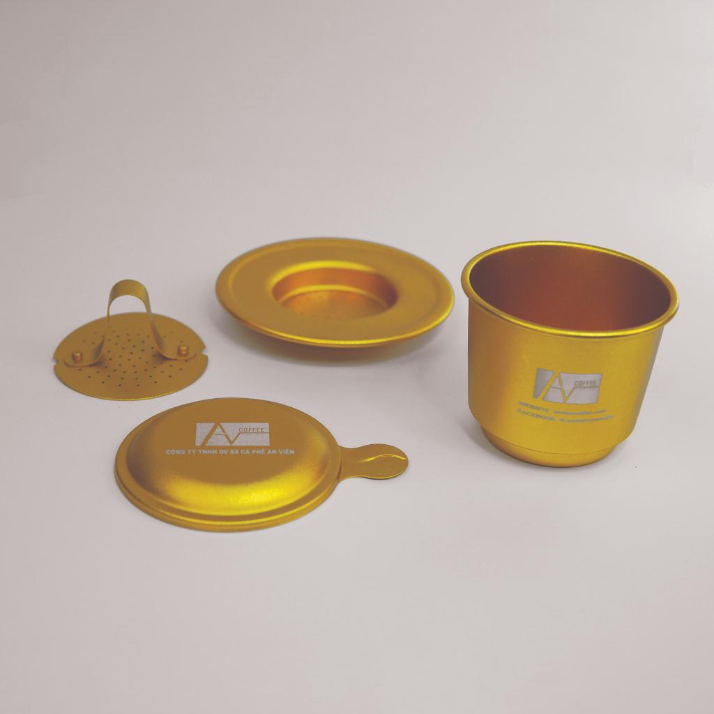 Phin Nhôm Màu Pha Cà Phê AN VIÊN - Phin Pha Tiện Lợi Dùng Cho Gia Đình Hoặc Quán Cà Phê Thương Hiệu An Viên Coffee