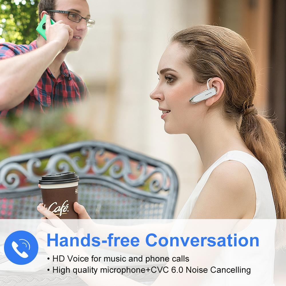 Auriculares Bluetooth New Bee Bluetooth V5.0 Tai Nghe Không Dây Tai Nghe 22H Với Cvc6.0 Mic Cho Lái Xe