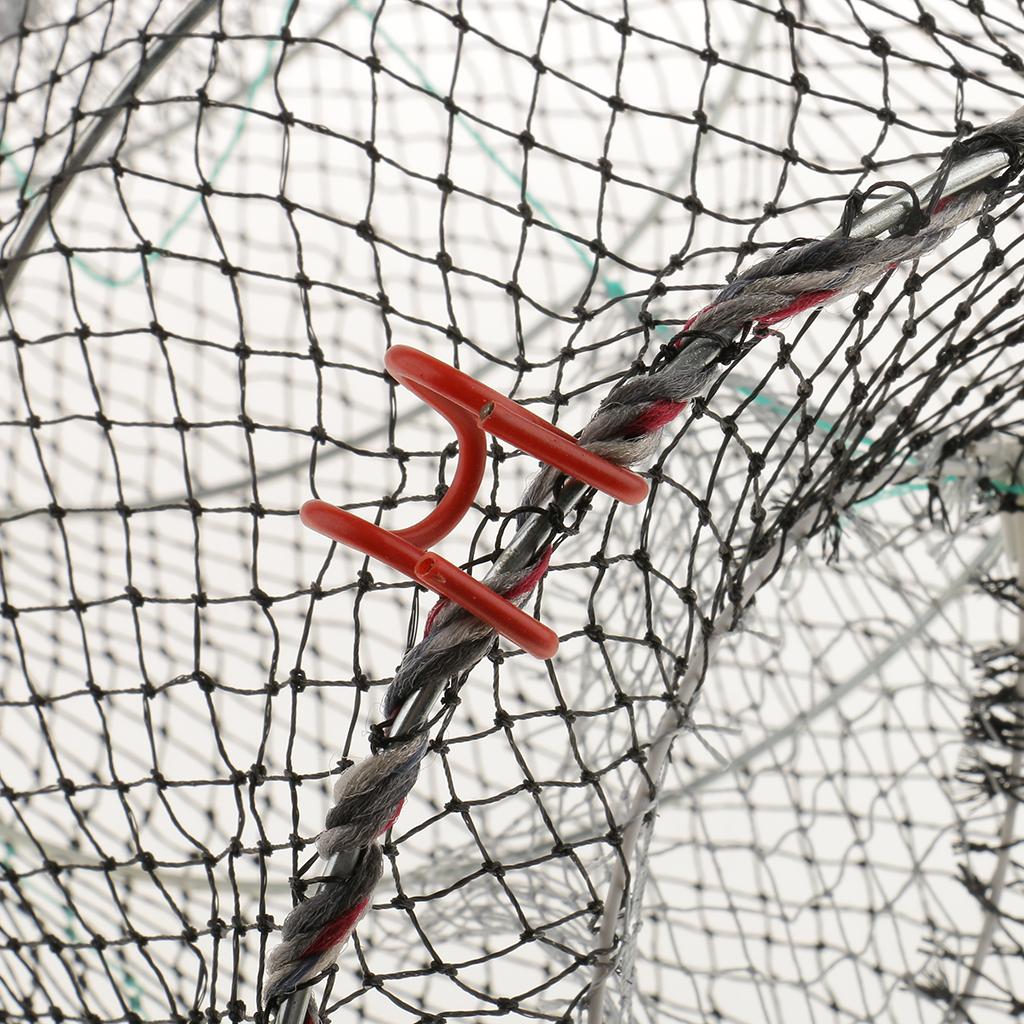 Foldable Net Trap Cast Dip Cage Fishing Crawfish Shrimp 25x45cm