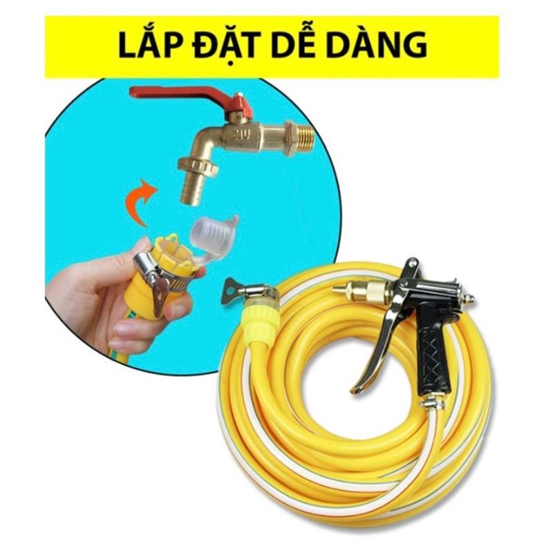 Bộ vòi Nước xịt tăng áp lực nước FUJITA dây dài 15 mét