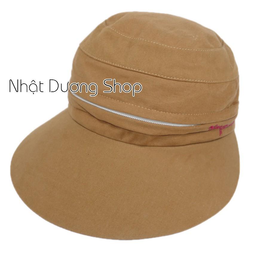 Nón chống nắng New fashion loại tốt nữa đầu chất liệu vải tốt thích hợp cho chị em phụ nữ