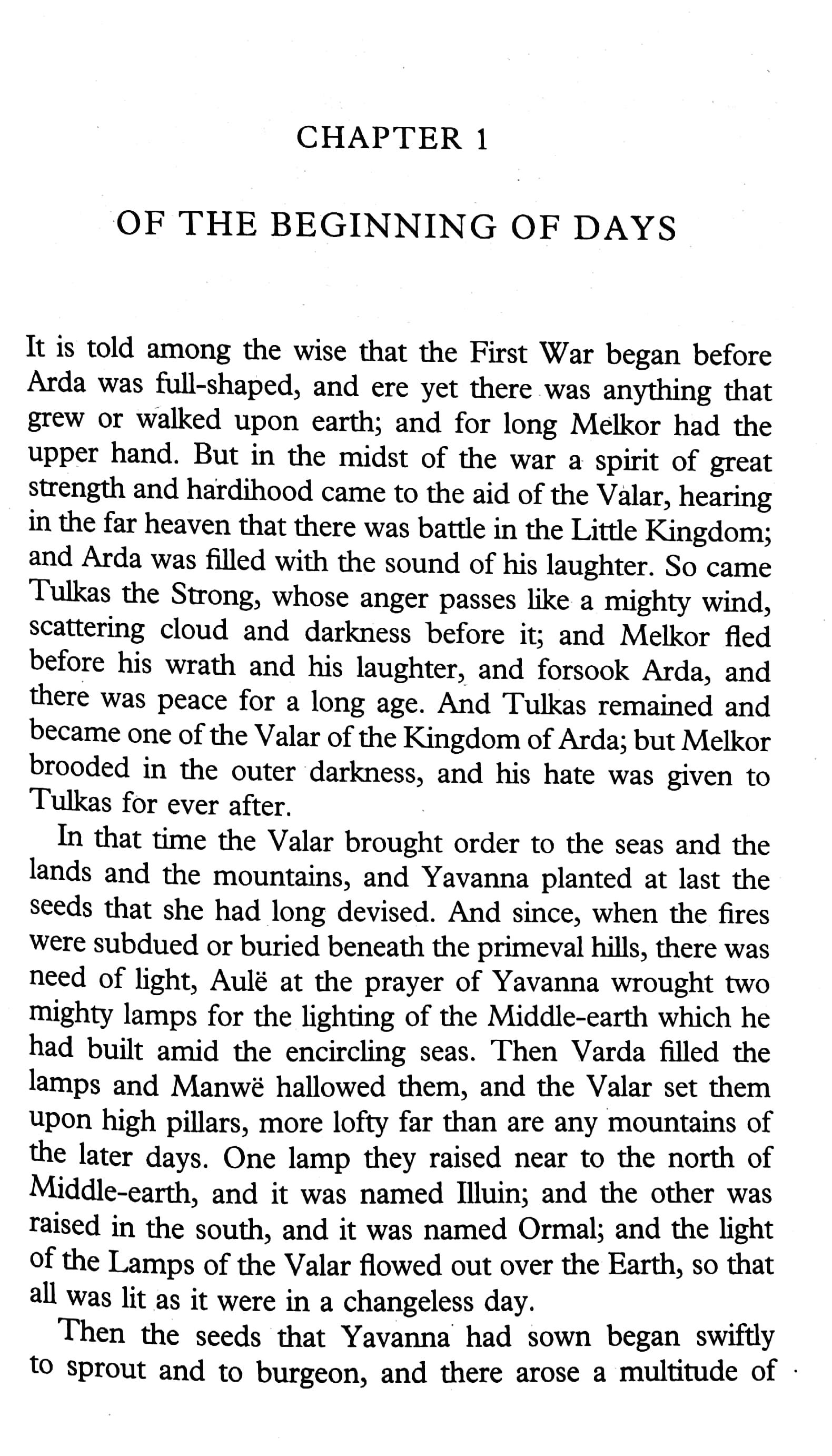 The Silmarillion
