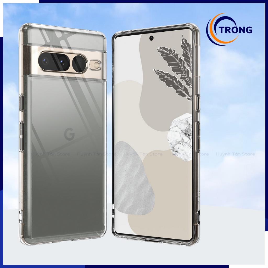Ốp lưng pixel 7 pro RINGKE chính hãng trong suốt chống sốc FUSION X chống ố vàng phụ kiện điện thoại huỳnh tân store - Hàng nhập khẩu