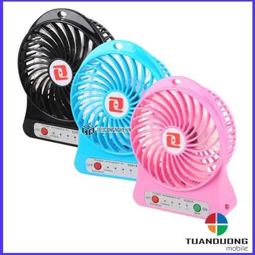 Quạt Mini 3 Tốc Độ Siêu Mát, Nhỏ Gọn Tiện Dụng