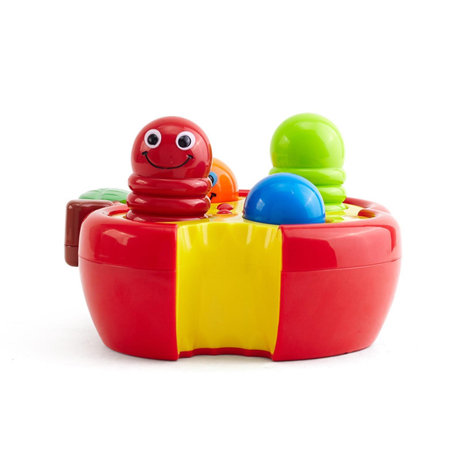 Cartoon Pounding Toy Learning Educational Toy Game Color Recognition Toy for Kids Girl Toddlers Boys Gifts