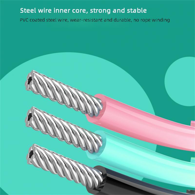 Dây điện điện tử thông minh bỏ qua dây kỹ thuật số dây không dây nhảy dây chuyên nghiệp tập thể dục chuyên nghiệp Skipping trong nhà Color: pink wire