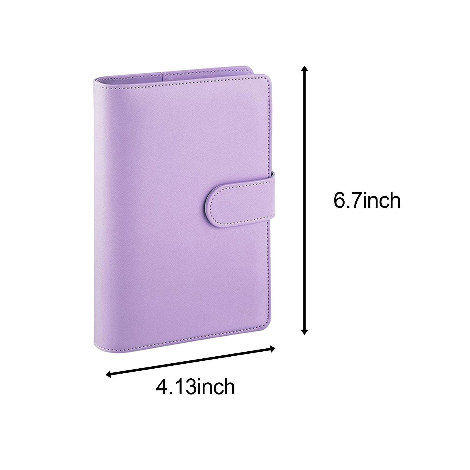 Bill Notebook Financial Organizer Personal Expense Clear Binder Envelopes Portable Finance