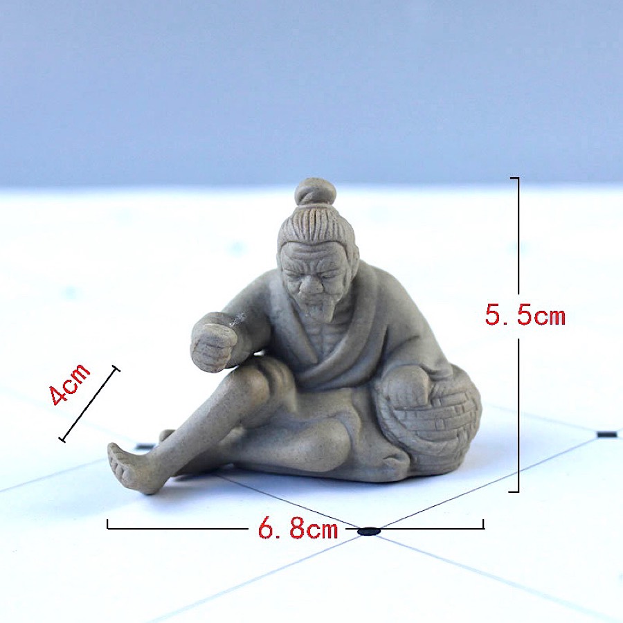 CHẬU CÂY , HỒ CÁ VÀ ÔNG LÃO CÂU CÁ TÍ HON ĐỂ BÀN TRANG TRÍ