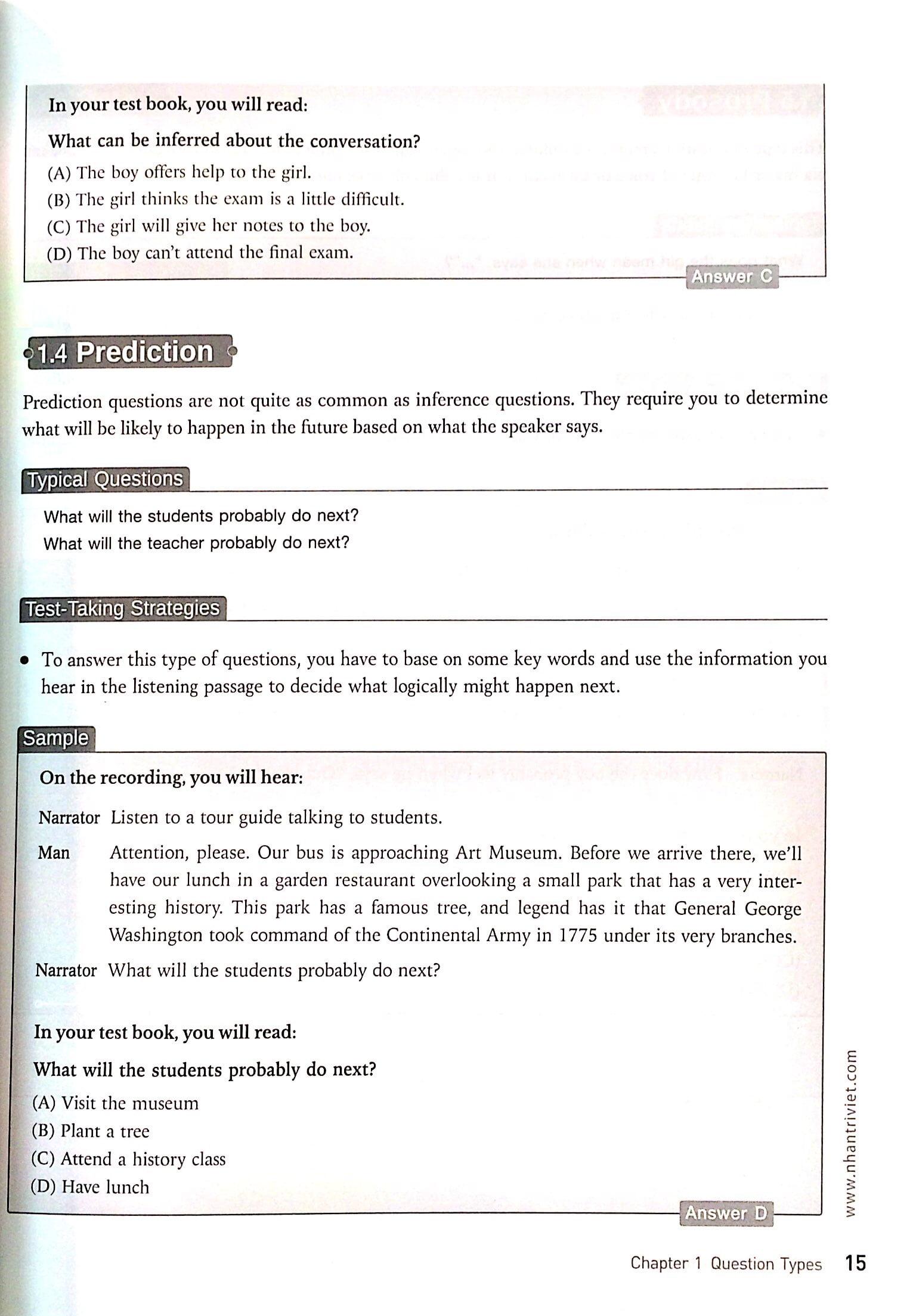 Sách TOEFL Junior Listening Kèm CD