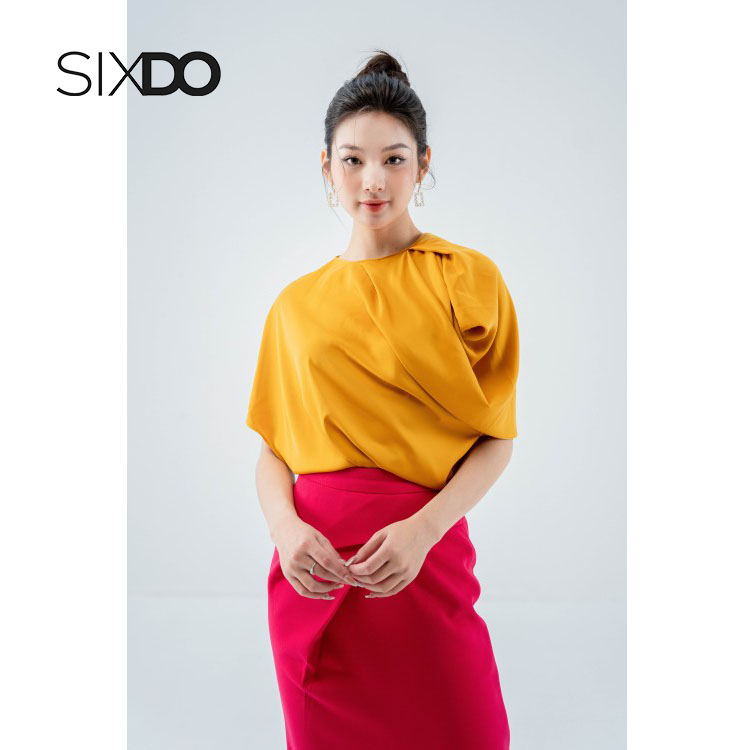 Áo lụa kiểu tay lỡ SIXDO