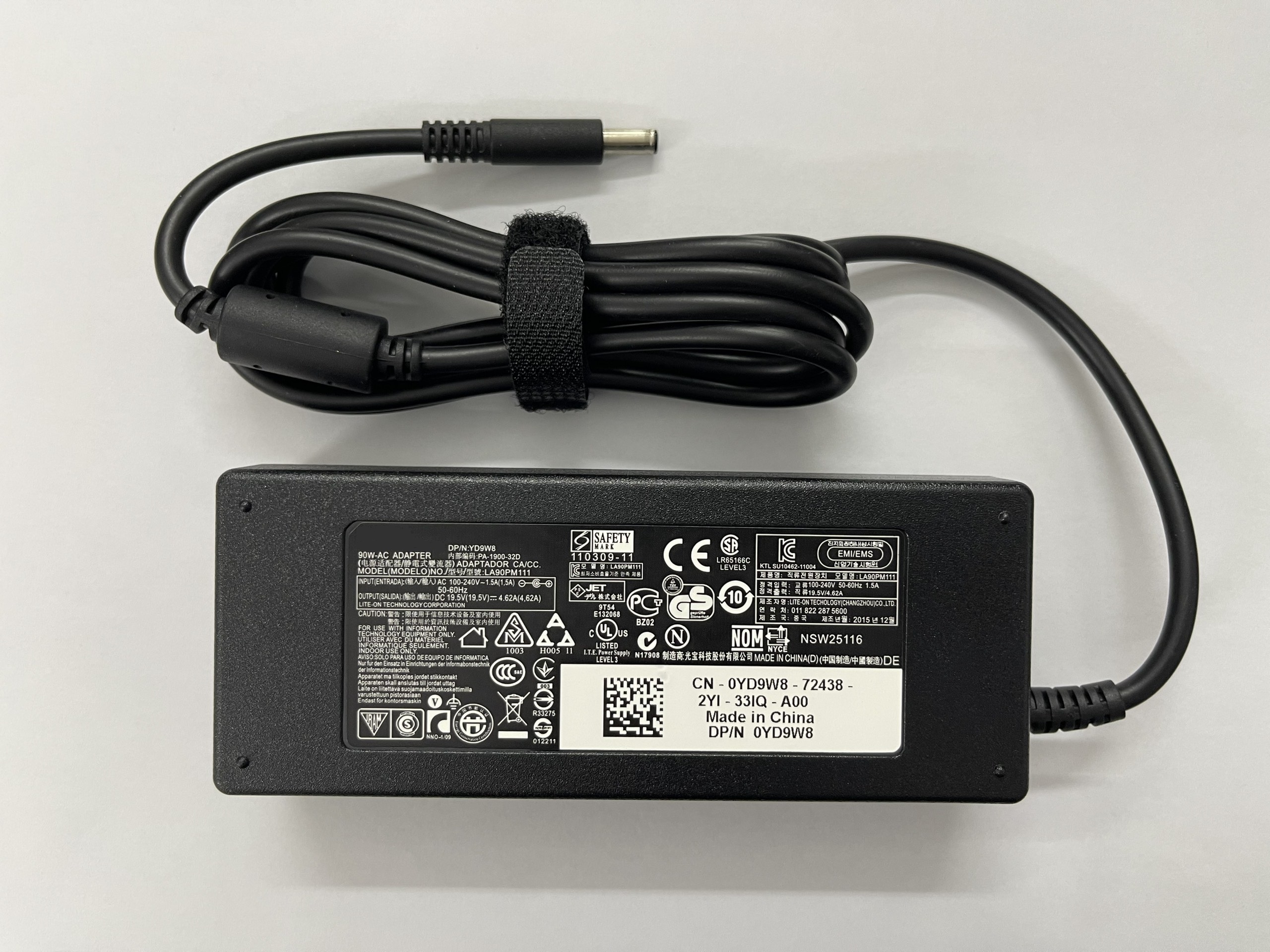 Sạc dành cho laptop Dell 19.5V-4.62A 90W Adapter chân kim nhỏ