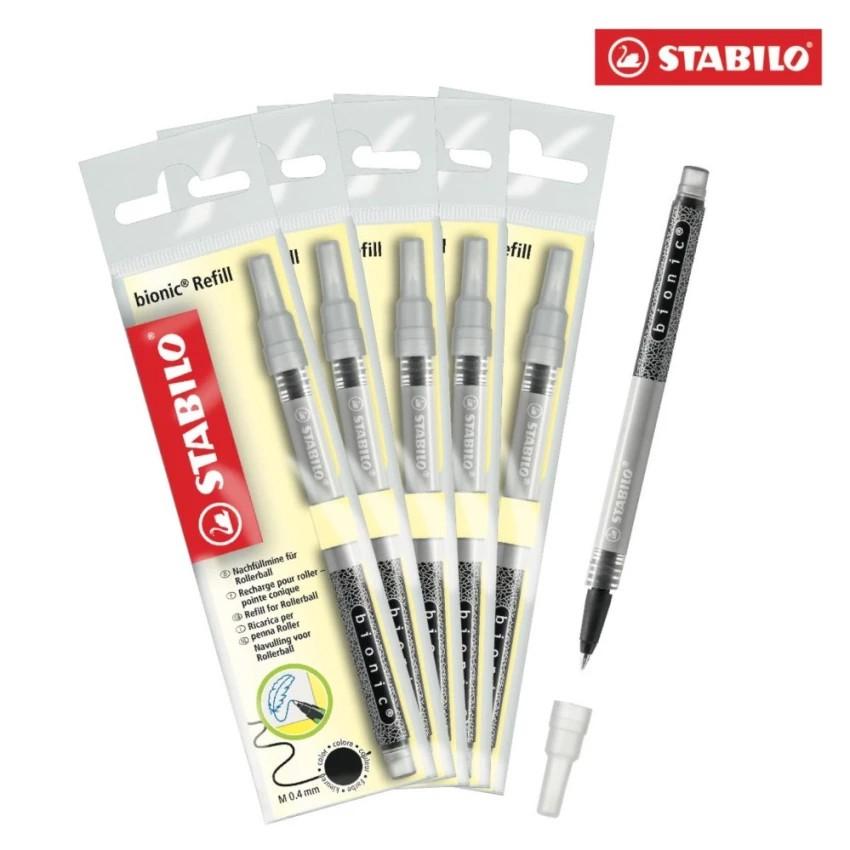 Bộ 5 Ruột bút bi nước STABILO Bionic (BNCR/5)