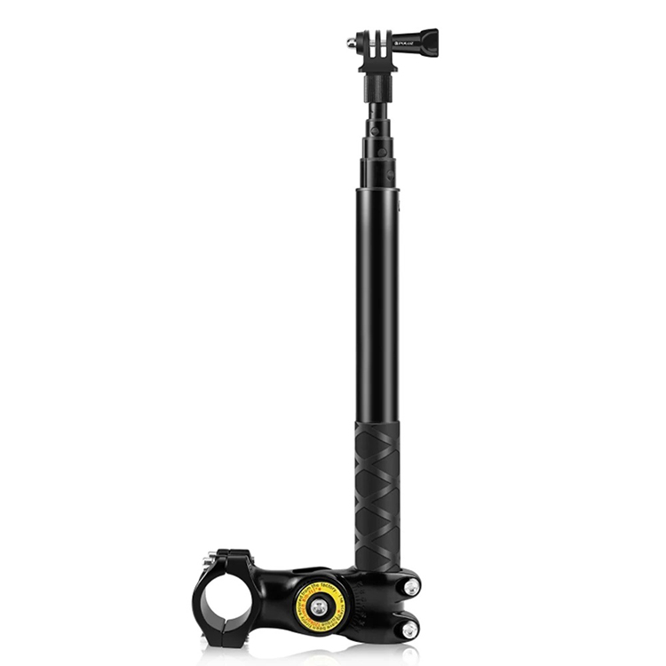 Gậy chụp ảnh selfie gắn lên tay lái xe đạp, xe điện, xe máy, xe đẩy Puluz PU817, hàng chính hãng