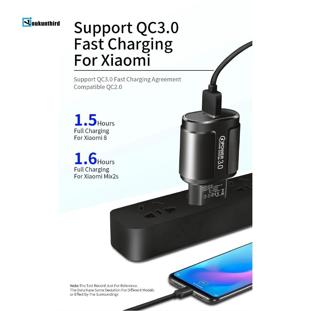 Đầu Cốc Sạc Nhanh Qc3.0 Cao Cấp Charger Adapter