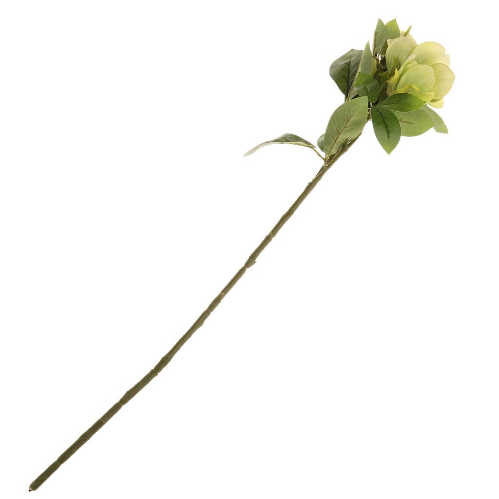 Upscale 3 Heads Artificial Gardenia Flower Simulation Bouquet Decor