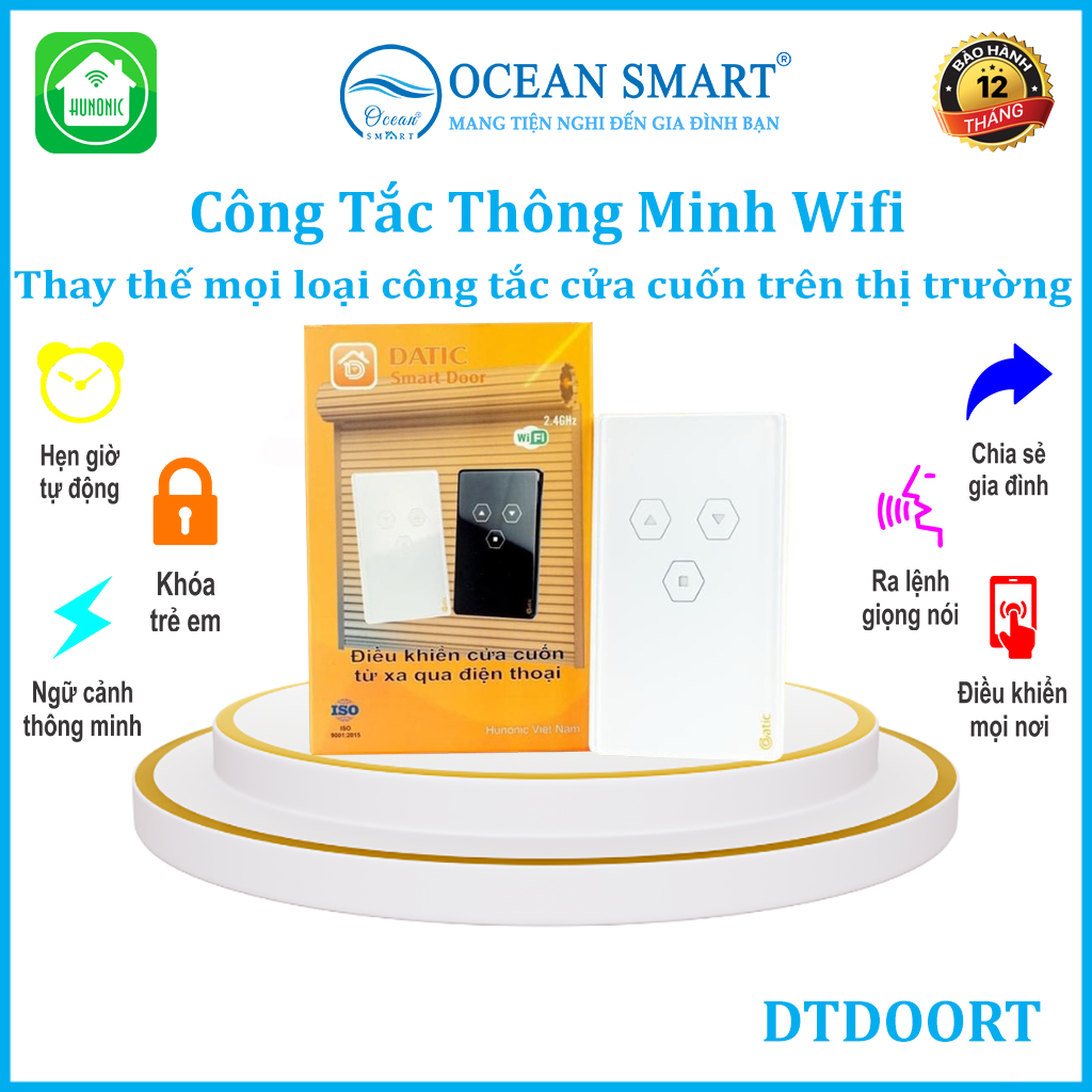 Công Tắc Cửa Cuốn Thông Minh Datic Door, Công Tắc Cửa Cuốn Điều Khiển Từ Xa Bằng Điện Thoại - DTDOOR