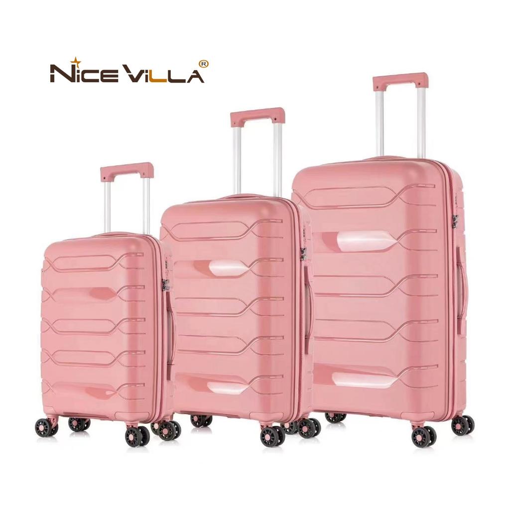 Vali Nhựa Dẻo PP Thời Trang NiceVilla Chống Va Đập Size 20inch &amp; 24inch &amp; 28inch
