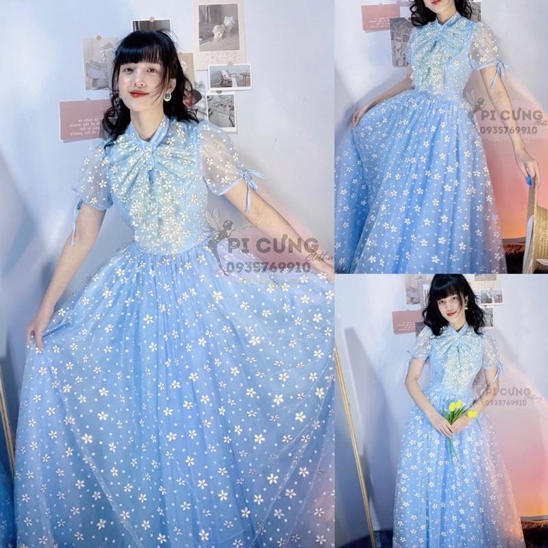 Đầm công chúa hoa xinh