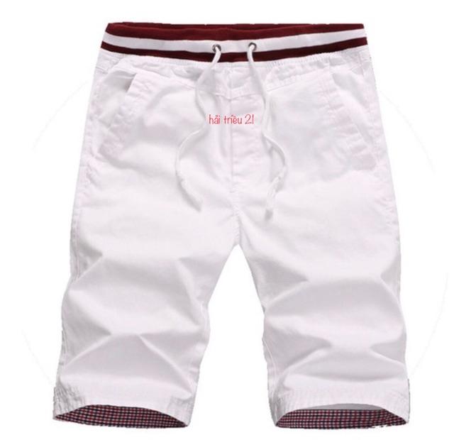 Quần short kaki nam lưng thun size 28-34