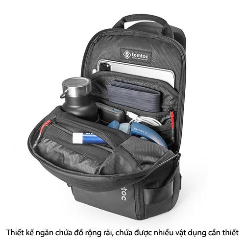 [HÀNG CHÍNH HÃNG] TÚI ĐEO ĐA NĂNG TOMTOC (USA) CROXBODY EDC SLING BAG | 11-INCH chống thấm nước và chống mài mòn