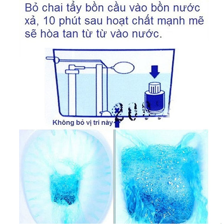 Chai Tẩy Bồn Cầu Hàn Quốc Mùi Gum Thơm Dịu Sử Dụng 2-3 Tháng - PucaMart