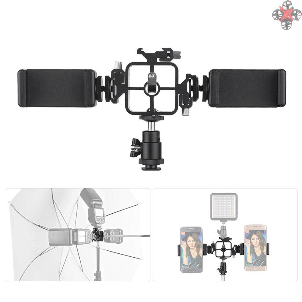 Giá đỡ cho điện thoại / dù / đèn LED / màn hình / micro với đầu bi chuyển đổi chất lượng cao chuyên dụng cho chân máy ảnh