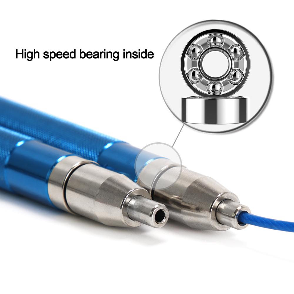 Procircle Tự Khóa Tốc Độ Dây Nhảy Có Thể Điều Chỉnh Bỏ Qua Dây Chống Trơn Trượt Tay Cầm Bằng Nhôm Cho Phụ Nữ Trẻ Em Nam