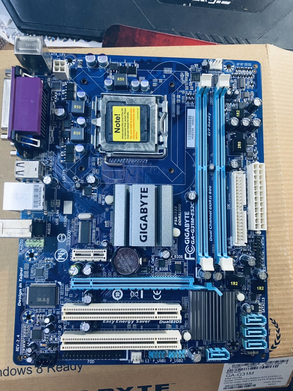 Bo Mạch Chủ (Mainboard) Gigabyte GA-G31M/ DDR2 - HÀNG CHÍNH HÃNG