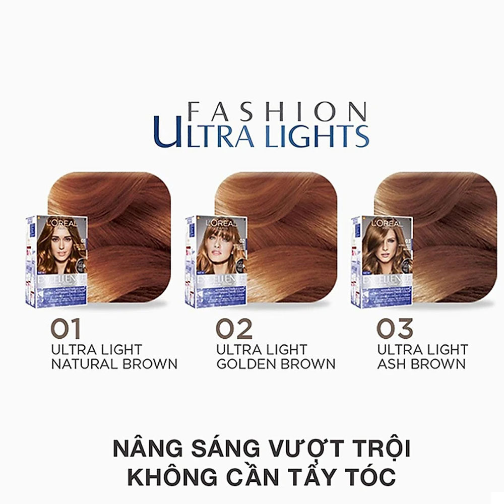 Kem Nhuộm Tóc L'Oreal Paris Haircolor Nâng Sáng 172ml