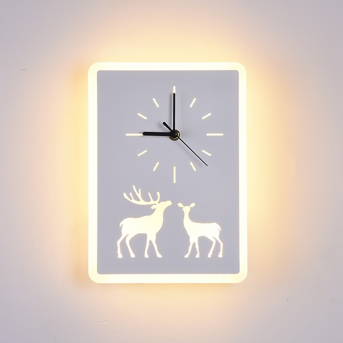 Đèn LED đồng hồ DEER hiện đại