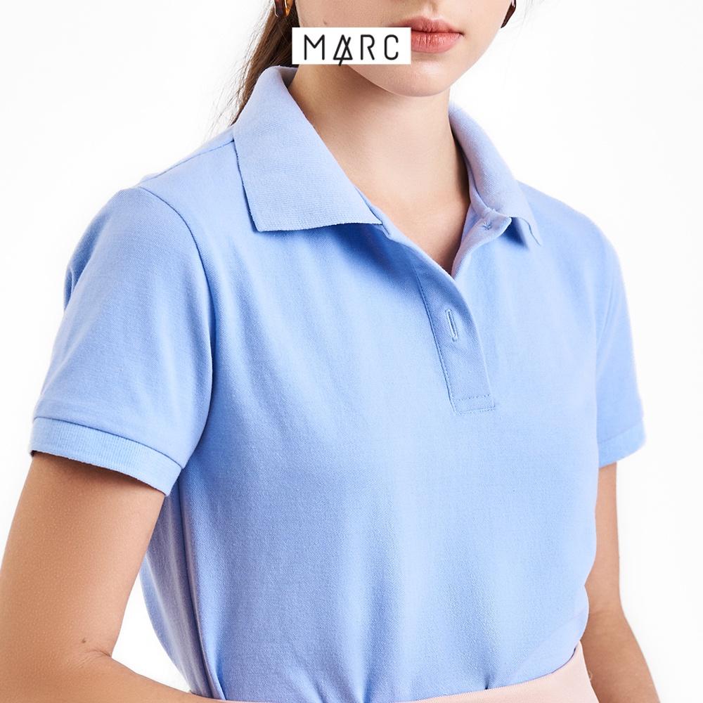 Áo thun polo nữ MARC FASHION trơn cơ bản basic vải mềm mịn mát CBMH091822