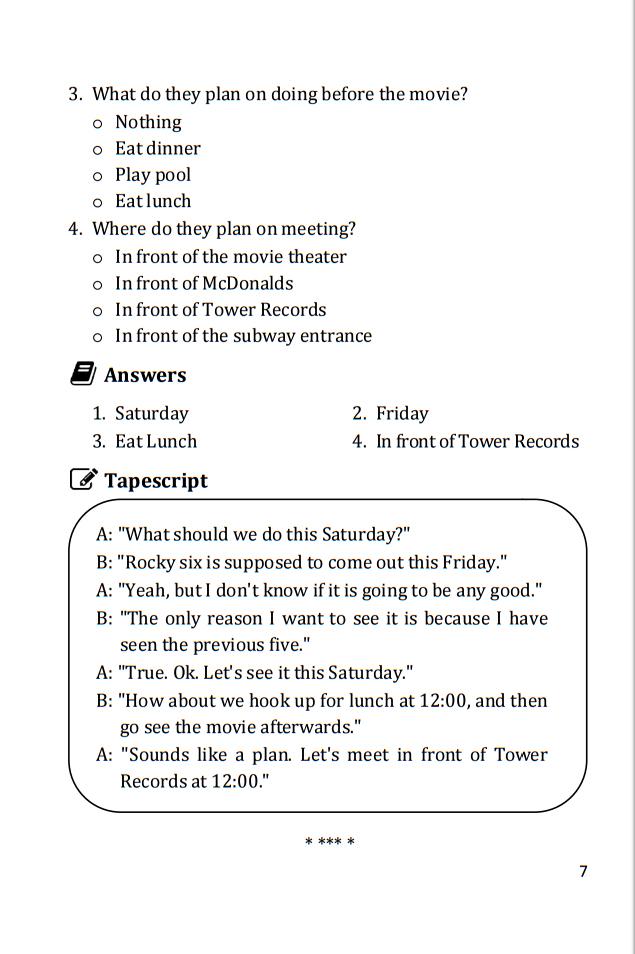 Sách 100 Bài Luyện Nghe Tiếng Anh