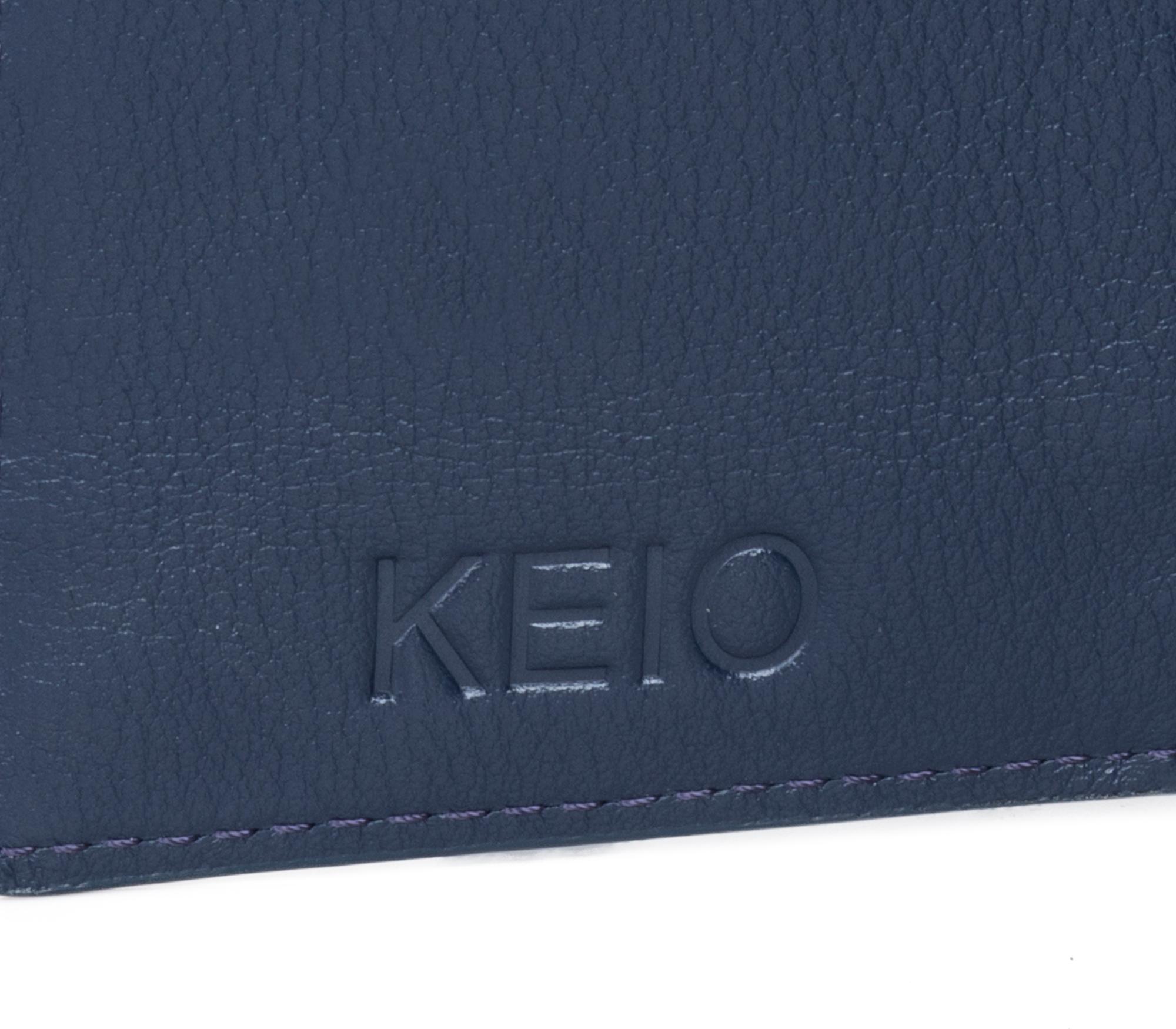 Ví Đứng Nam Nữ KEIO NIPPON Da Bò Cao Cấp