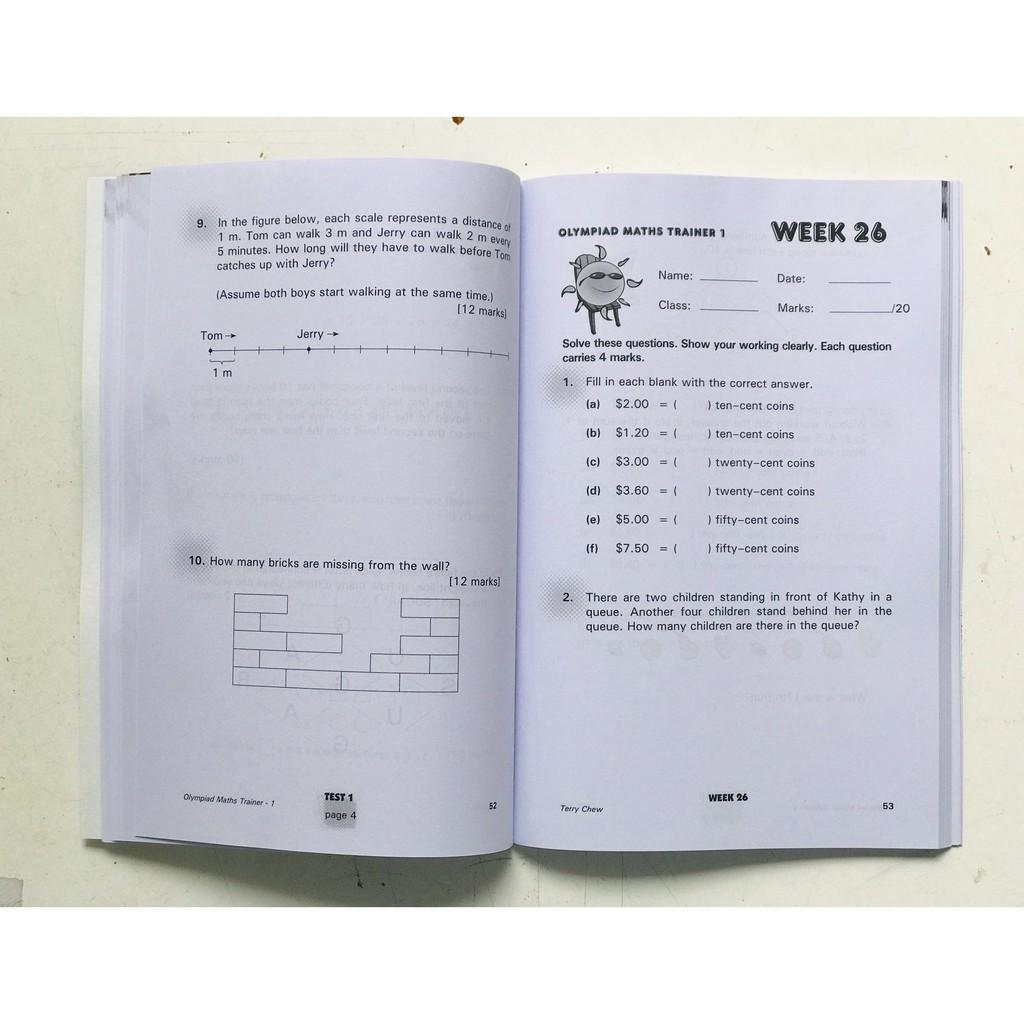 Sách Olympiad Maths Trainer 1, Toán lớp 1 ( 6 - 7 tuổi )