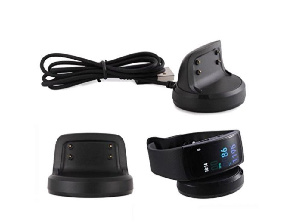 Bộ sạc đồng hồ thông minh 1PCS cho Samsung Gear Fit 2 R360 R365 Bộ sạc đồng hồ máy tính để bàn cho Samsung Gear Fit2 Pro SM-R360 SM-365 Cradle