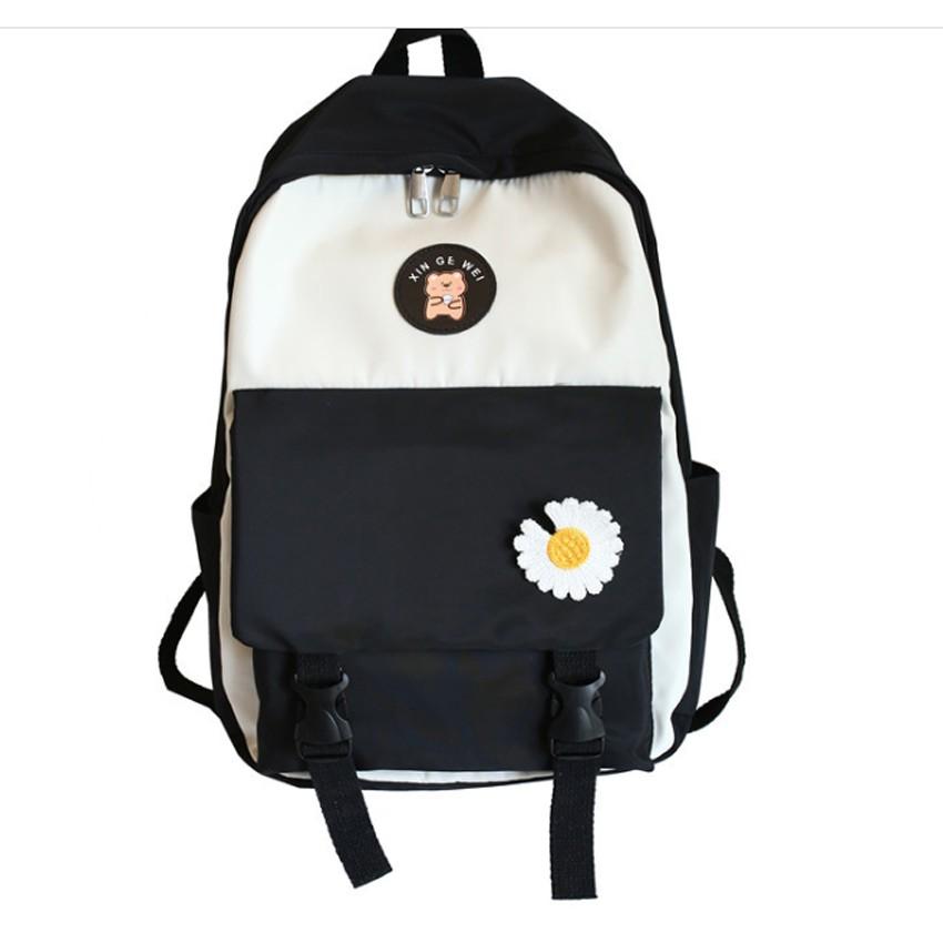 Balo hoa cúc, balo chống nước thời trang TNX 84
