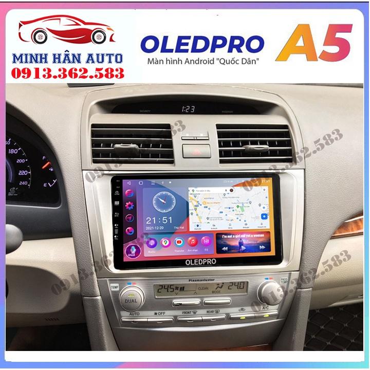 Bộ màn hình OLEDPRO A5, A3 cho xe TOYOTA CAMRY 2008-2012, trọn bộ màn hình, mặt dưỡng,dây nguồn theo xe