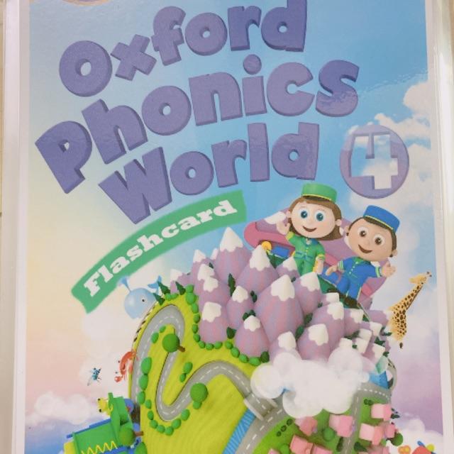 FLASHCARD OXFORD PHONICS WORLD 4 - ép plastic