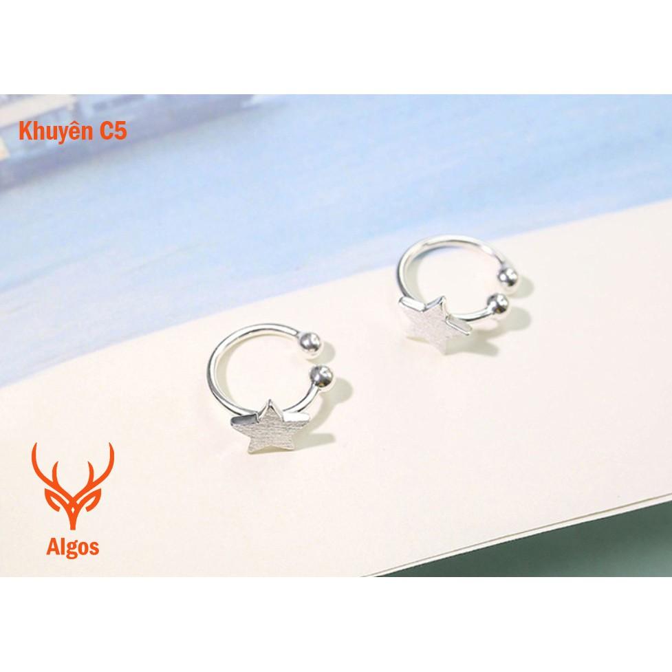 Khuyên tai nữ - Bông tai ngôi sao gài ️ ƯU ĐÃI TOÀN SHOP ️ Bạc 925 sáng bền, thiết kế tinh tế phù hợp mọi phong cách