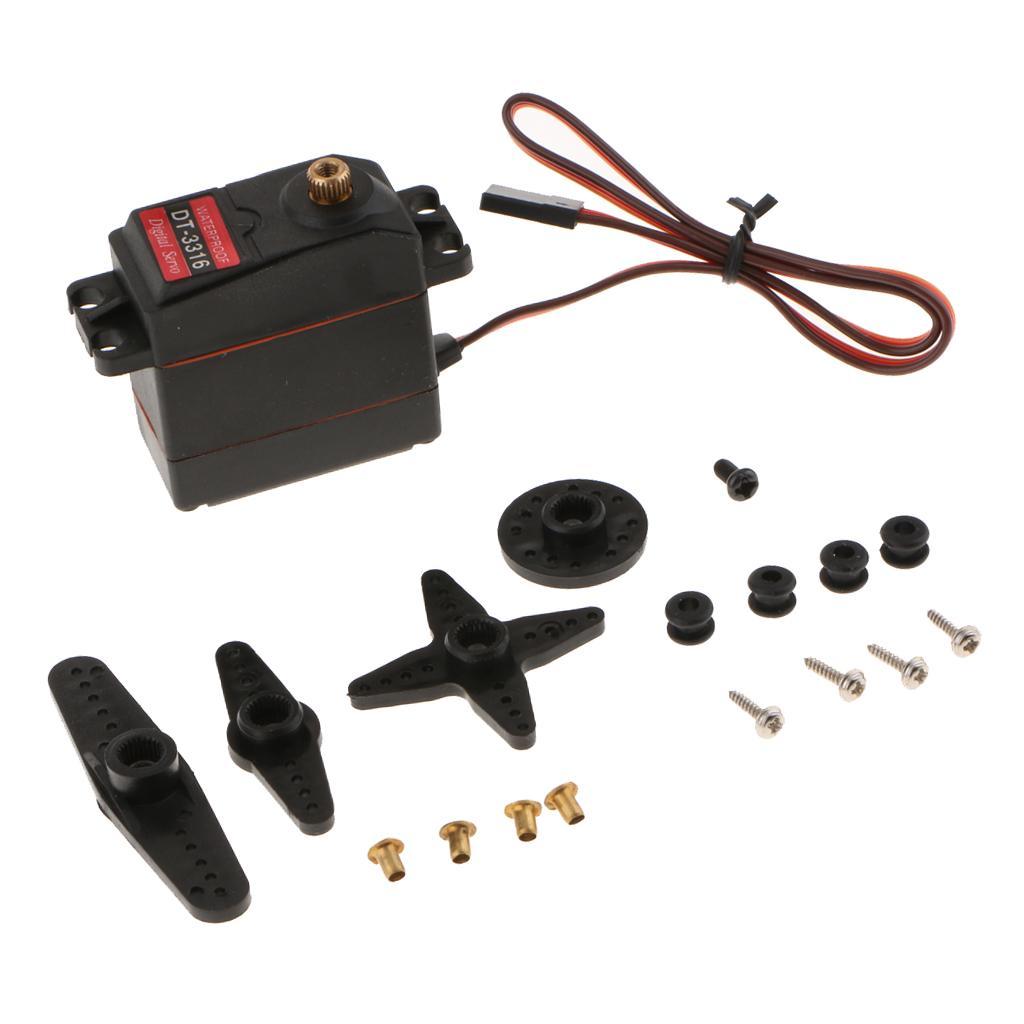 Waterproof DT-3316 20MG Digital Servo Metal Gear 15KG For RC Car Robot