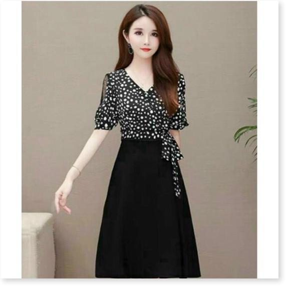 ĐẦM LỤA THIẾT KẾ HỌA TIẾT ĐƠN GIẨN NHƯNG KHÔNG KÉM PHẦN SANG TRỌNG THỜI TRANG VINA 1HIT FASHION