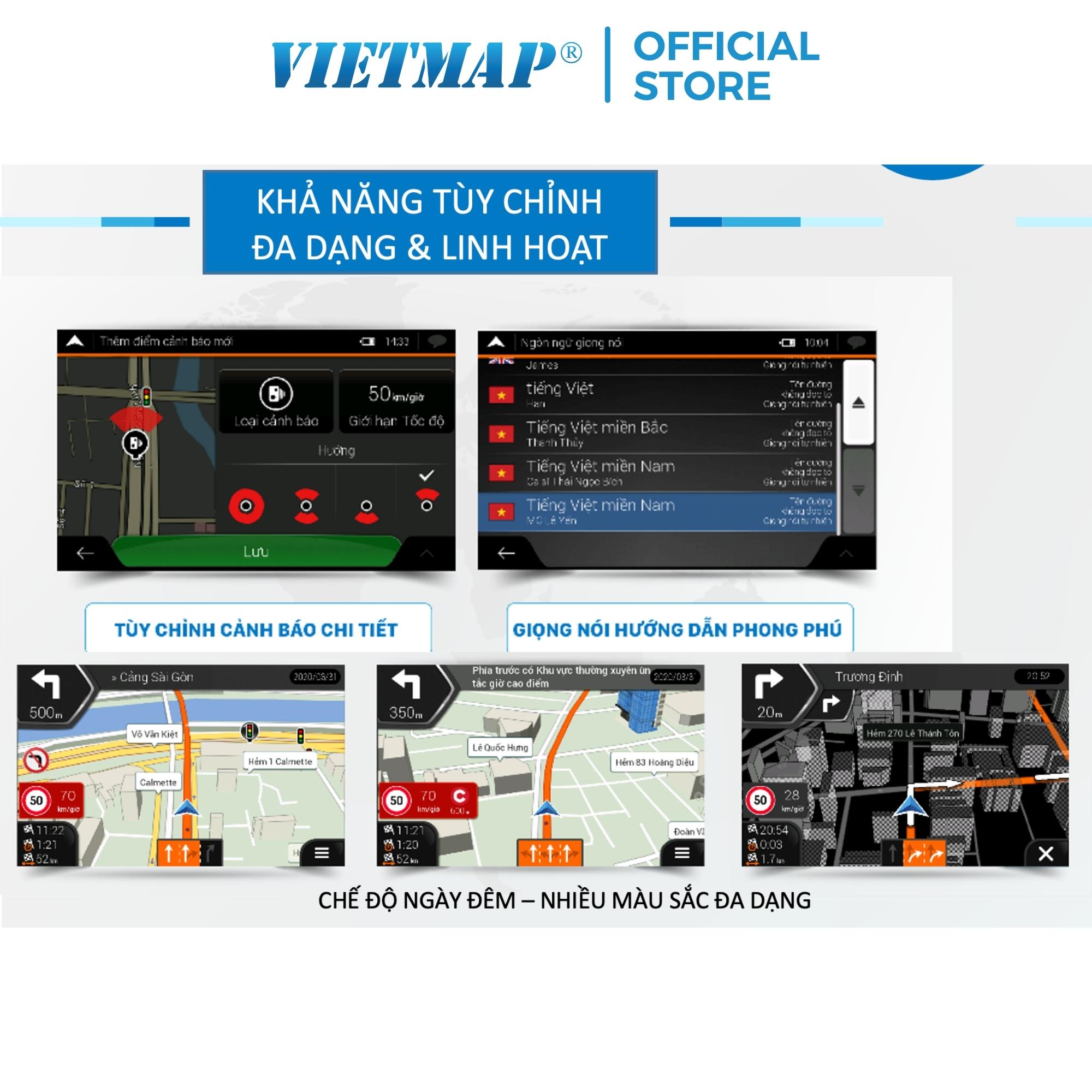 Phần mềm dẫn đường ô tô chuyên dụng VIETMAP S2 - Hàng Chính Hãng