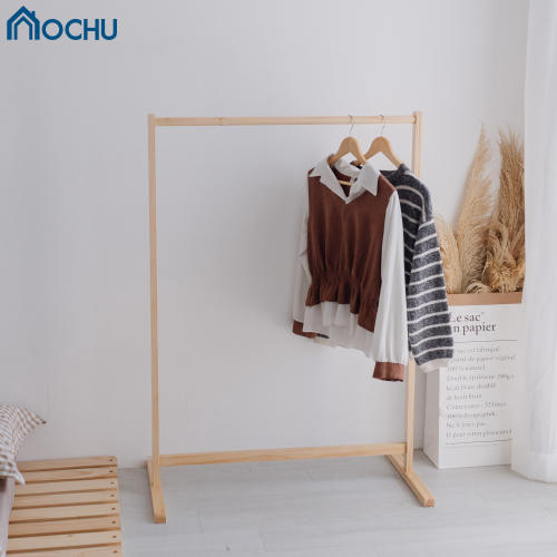 Giá Treo Quần Áo Gỗ Thông OCHU - Single Hanger - Natural