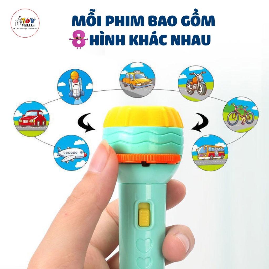 Đèn pin chiếu hình cho bé 24 chi tiết ảnh nhiều màu sắc sáng tạo