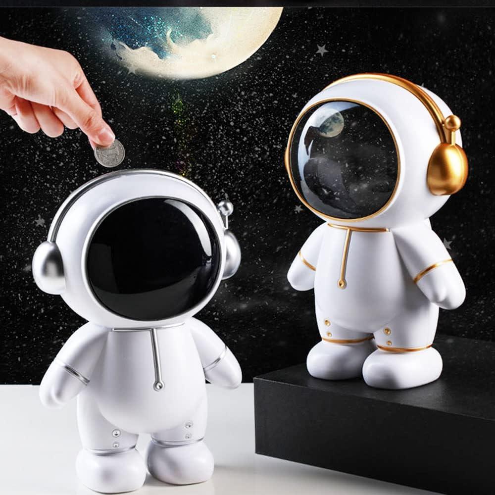 Heo đất phi hành gia, Heo đất hóa đơn và tiền xu, thích hợp cho bé trai bé gái Lưu trữ đồ chơi trẻ em Lọ trang trí trang trí phòng, sinh nhật, quà tặng Giáng sinh năm mới