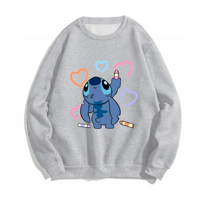 ÁO SWEATER NAM NỮ IN HÌNH STITCH (NHIỀU MÀU)