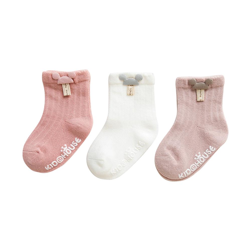 Set 3 Đôi Vớ Cotton Dễ Thương Cho Bé